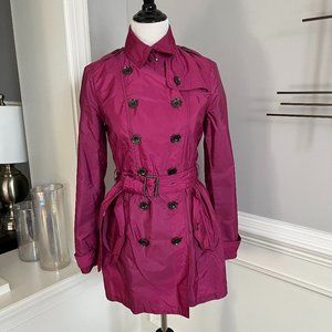 Authentic Burberry Brit Nylon Trench Jacket